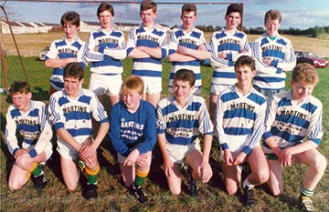 1988 - U16 Winners of Tullow Schoolboys Tournament